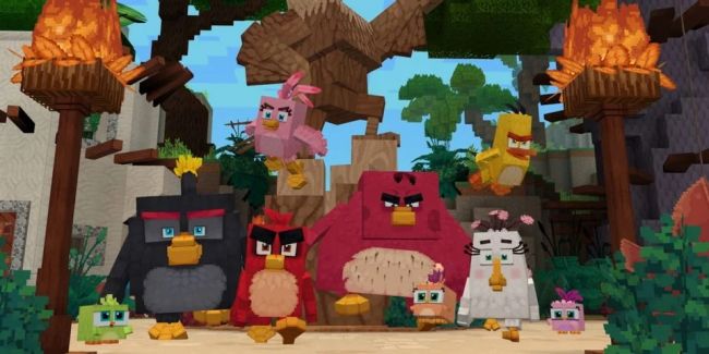 Angry Birds saapui Minecraftiin
